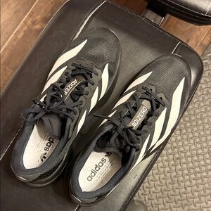Adidas Adizero Men's Black and White Athletic Shoes